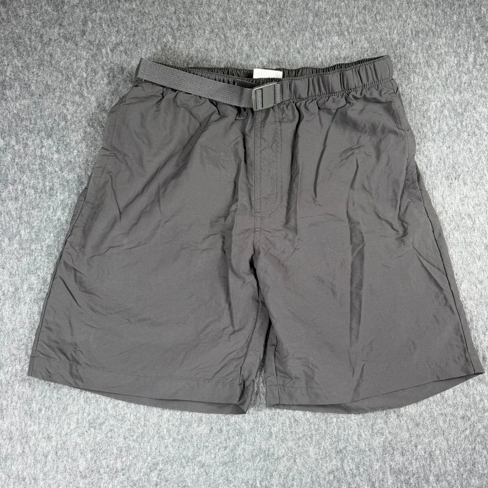 Columbia Shorts Mens S Gray Nylon Belted Hiking Outdoor Performance XM4456